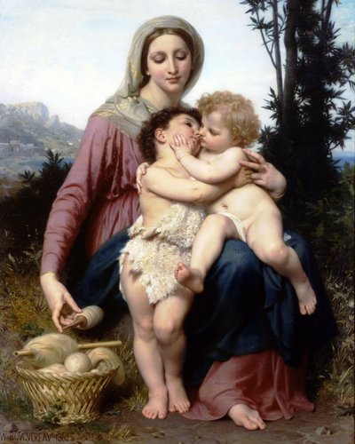 The Holy Family by William Adolphe Bouguereau